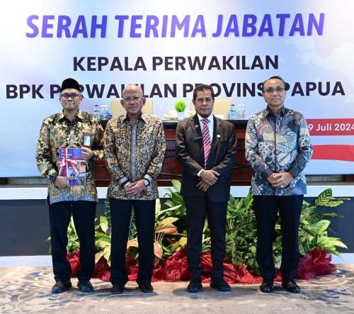 Sertijab Kepala Perwakilan BPK Provinsi Papua